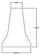 jersey barrier drawing