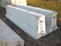 jersey barriers